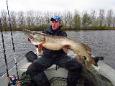 Zat4  Jurgen van Schijndel een snoek van 115 cm 16,2 kilo
