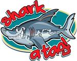 Sharkatag T-shirt voor deelnemer Haaien vissen uitgereikt